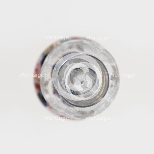 Paperweight, France, c. 1845-60. Creator: Saint-Louis Glassworks.