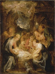 The Adoration of the Shepherds, 1615-1616. Creator: Rubens, Pieter Paul (1577-1640).