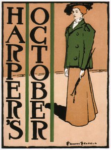 Harper's October, 1895. Artist: Penfield, Edward (1866-1925)