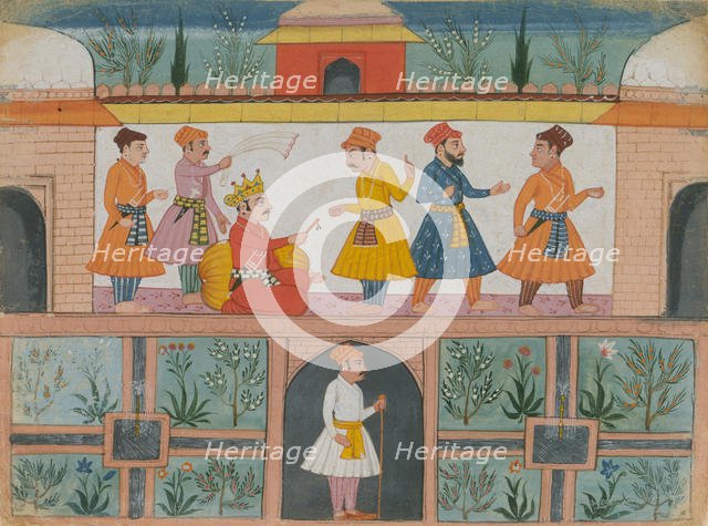 A Messenger is Dispatched: Page from a Dispersed Manuscript, last quarter of the 17th century. Creator: Unknown.