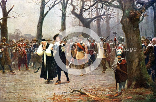 Execution of Charles I, 1649 (1909).Artist: Ernest Crofts