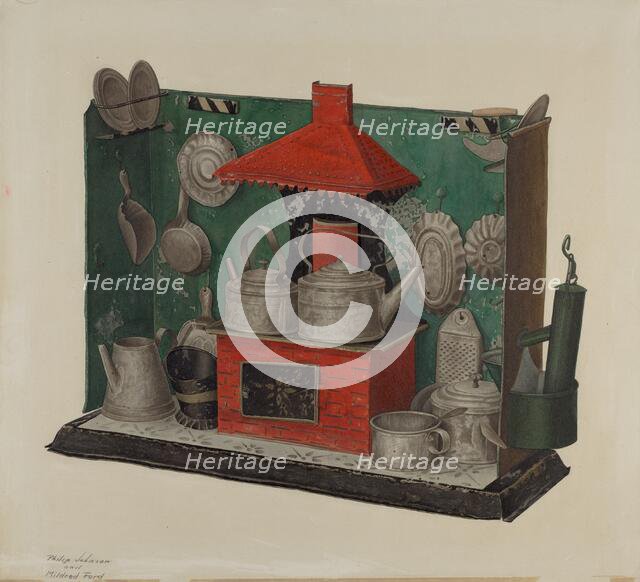 Toy Kitchen, 1935/1942. Creator: Philip Johnson.