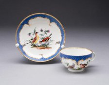 Cup and Saucer, Meissen, c. 1760. Creator: Meissen Porcelain.