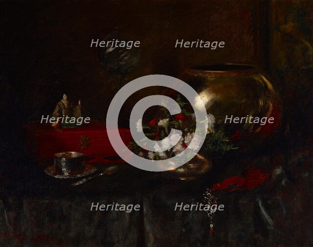 Still Life (Brass Bowl), about 1903. Creator: William Merritt Chase.