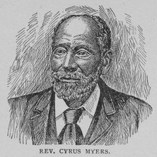 Rev. Cyrus Myers, 1902. Creator: Unknown.