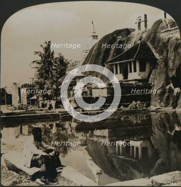 'Isuruminiya, an ancient and picturesque rock temple in the heart of Ceylon', 1907. Artist: Unknown.