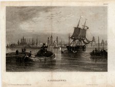 View of Arkhangelsk, 1833. Artist: Anonymous  