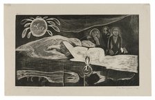 Te po (The Night), from the Noa Noa Suite, 1893–94, printed and published 1921. Creator: Paul Gauguin.