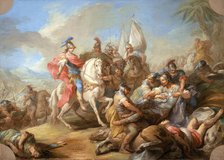 The Victory of Alexander over Porus, c1738. Creator: Carle van Loo.