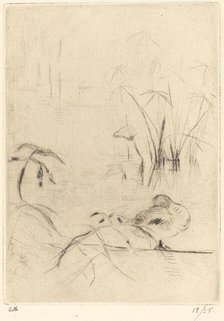 Ducks at Rest on the Bank, 1888/1890. Creator: Berthe Morisot.