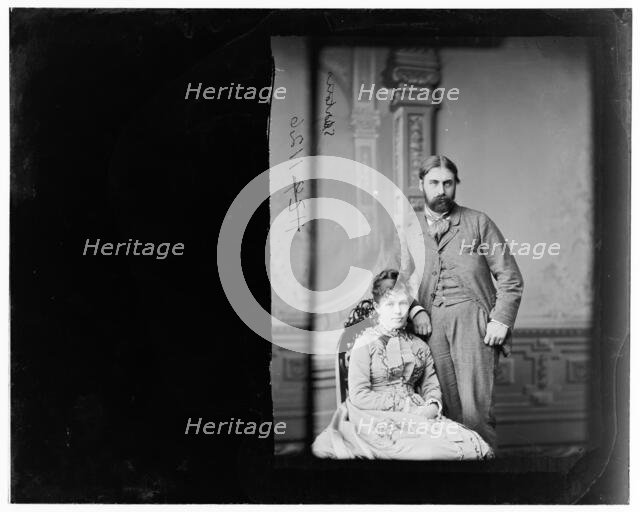 Satoris, Mr. & Mrs. (Nellie Grant), between 1865 and 1880. Creator: Unknown.