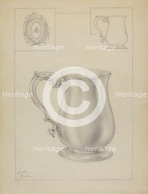 Silver Mug, c. 1936. Creator: Clayton Braun.