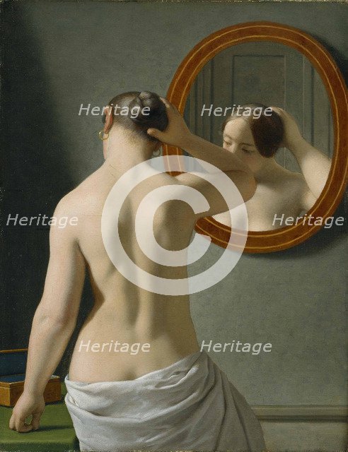 Nude from behind (Morning toilet), 1841.