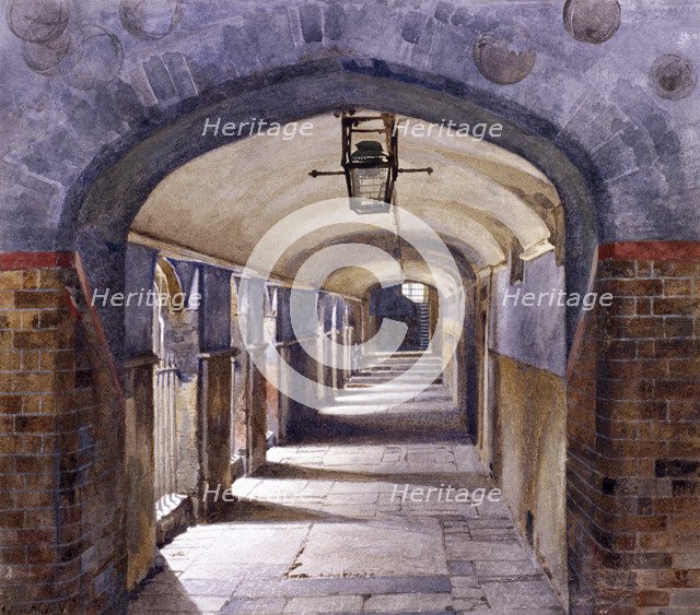 Christ's Hospital, London, 1881. Artist: John Crowther