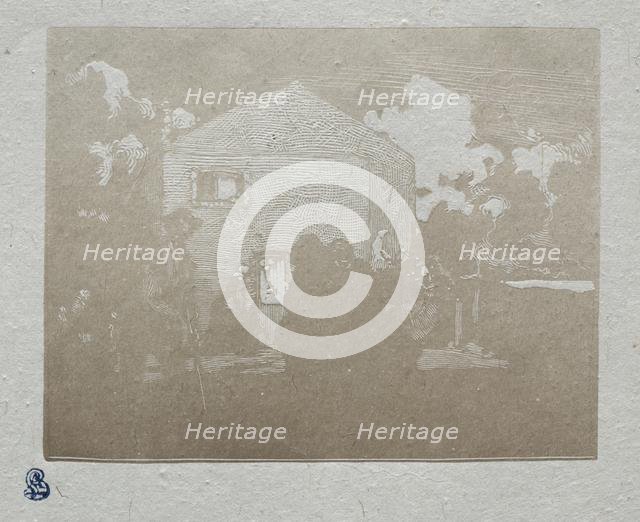 The Beggars at the Last House, 1905. Creator: Auguste Louis Lepère (French, 1849-1918).