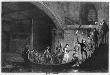 Queen Jane and Lord Guilford Dudley brought back to the Tower, 1553 (1840). Artist: George Cruikshank
