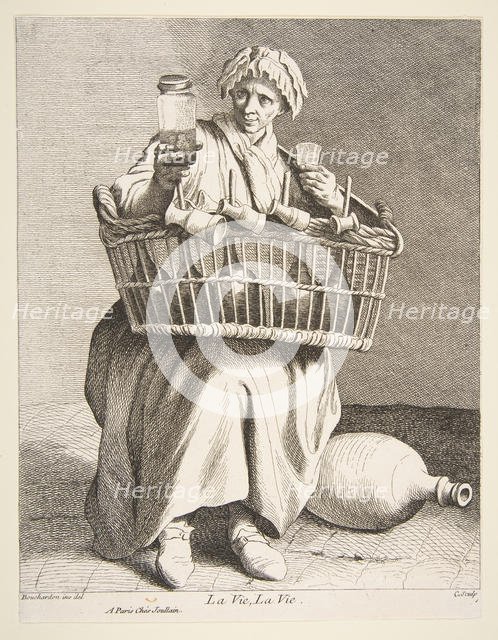 Brandy Seller, 1737. Creator: Caylus, Anne-Claude-Philippe de.