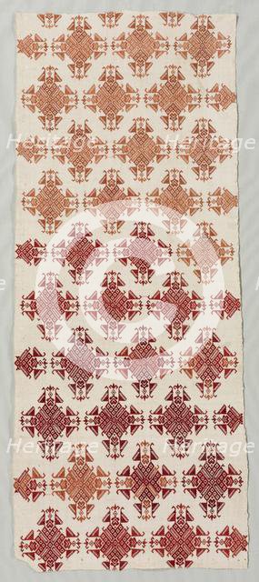 Fragment of a Bed Curtain, 1800s. Creator: Unknown.