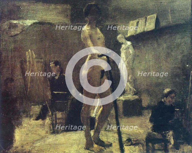 The Atelier of Gustave Moreau, c1895. Creator: Matisse, Henri (1869-1954).