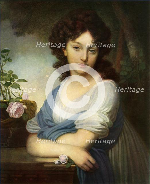 'Portrait of Yelena Alexandrovna Naryshkina', 1799, (1965). Creator: Vladimir Borovikovsky.