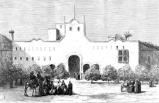 Sketches in the Soudan: Khartoum...Principal Square, with residence of the Mudir..., 1883. Creator: Unknown.