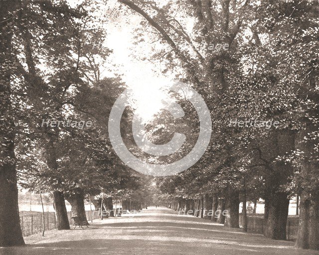 The Broad Walk, Oxford, 1894. Creator: Unknown.