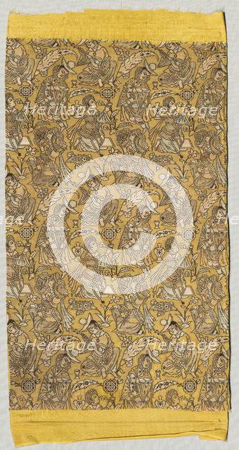 Lampas with dancers and musicians, 1600-1650. Creator: Unknown.