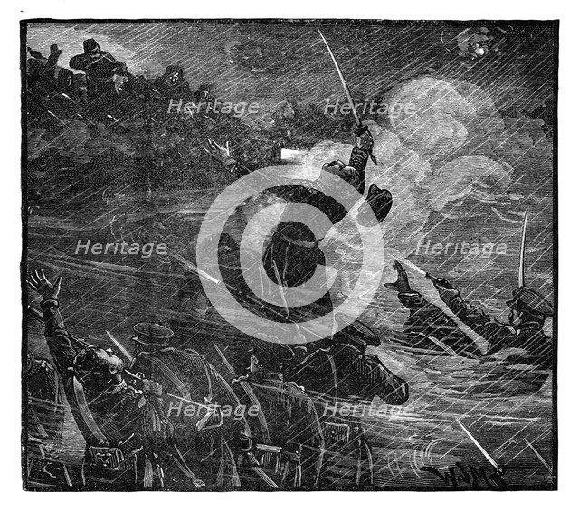 Russian repulse at Silistria, 19th century, (1888). Artist: Unknown