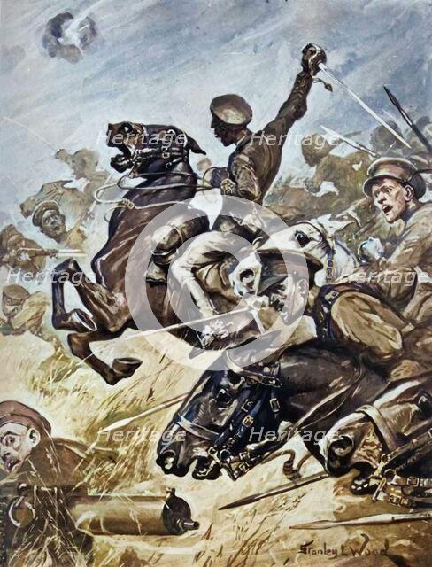 'Dashing Dragoon Guards Rout German Infantry in the Great Advance', 1916. Creator: Unknown.