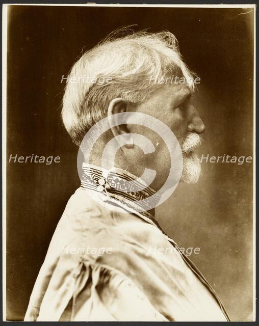 The Last Self-Portrait of Alphonse-Marie Mucha, negative about 1937; print about 1980. Creator: Alphonse Mucha.