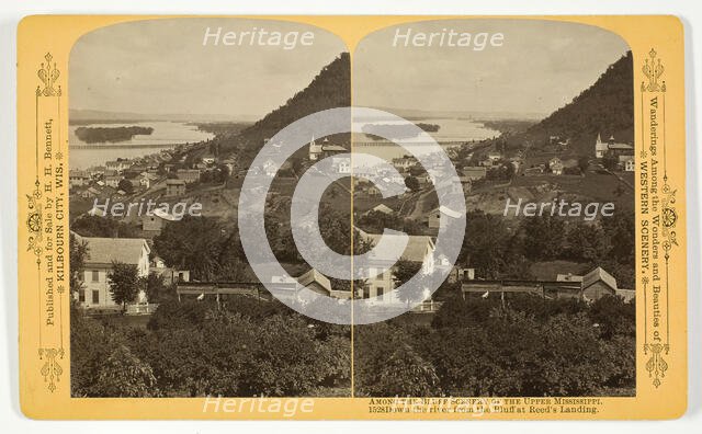 Down the river from the Bluff at Reed's Landing, 1889. Creator: Henry Hamilton Bennett.