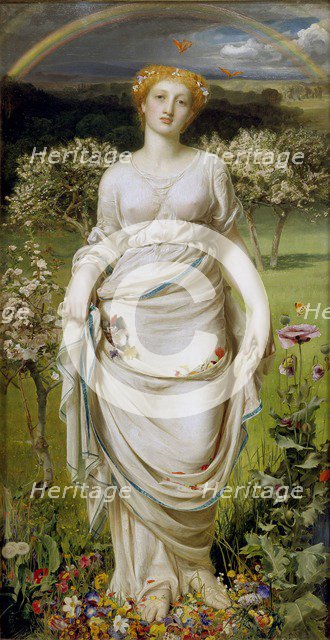 Gentle Spring, 1865. Artist: Frederick Augustus Sandys.