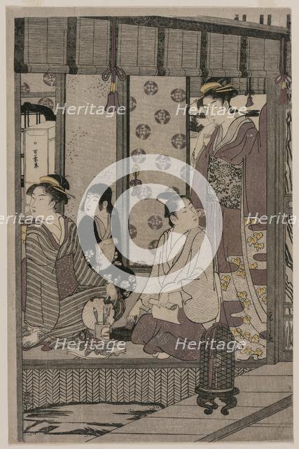 Morning Glory (from the series The Tale of Genji in Elegant Modern Dress), c. 1790. Creator: Ch?bunsai Eishi (Japanese, 1756-1829).