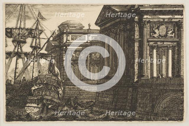 Port Scene, ca. 1760. Creator: Pierre Moreau.