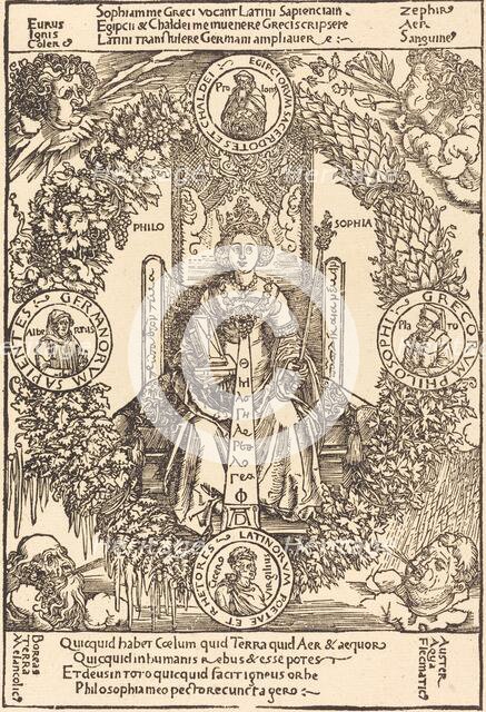 Philosophy, probably 1502. Creator: Albrecht Durer.