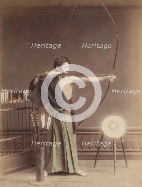 Japanese Archer, c1885. Creator: Unknown.