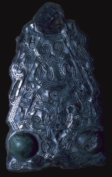 Merovingian belt-buckle, 5th century. Artist: Unknown