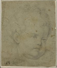 Child's Head, n.d. Creator: Giovanni Battista Caracciolo.