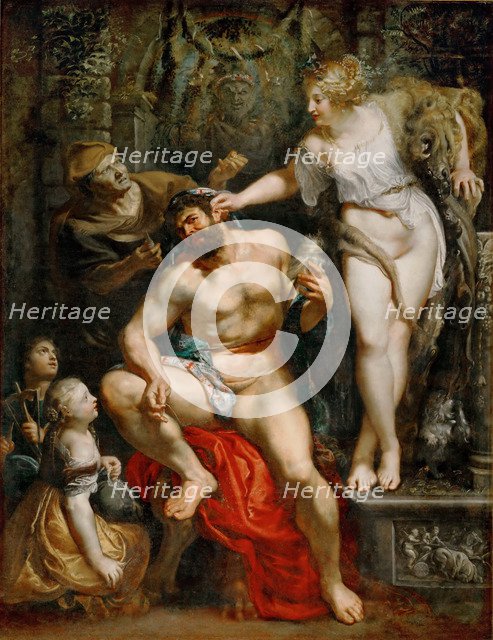 Hercules and Omphale. Artist: Rubens, Pieter Paul (1577-1640)