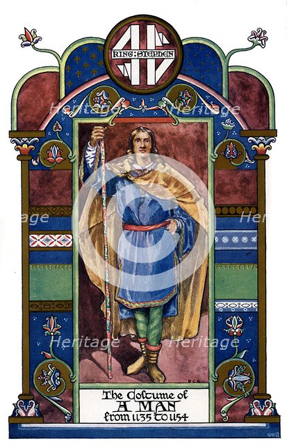 Male costume, 1135-1154, (1904). Artist: Unknown