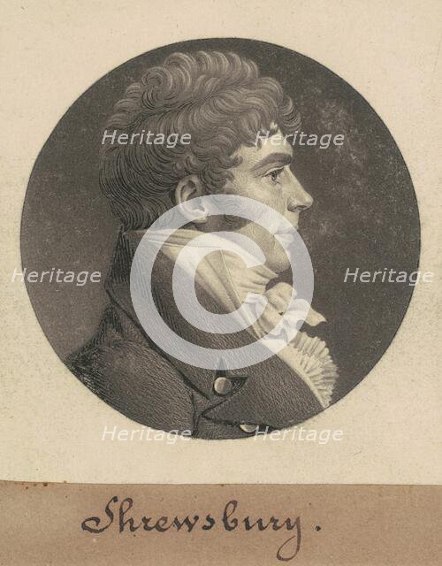 Shrewsbury, 1809. Creator: Charles Balthazar Julien Févret de Saint-Mémin.