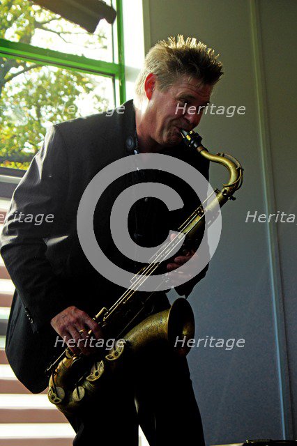 Derek Nash, Hawth, Crawley, West Sussex, 23rd october 2016. Artist: Brian O'Connor.