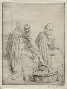 The Egg Merchants (1st Plate). Creator: Alphonse Legros (French, 1837-1911).