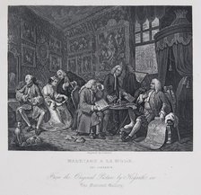 Marriage a la Mode: The Contract, 1743-1745. Creator: William Hogarth.