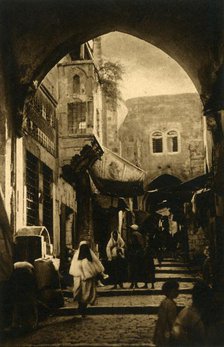 'Jersualem - David Street', c1918-c1939. Creator: Unknown.