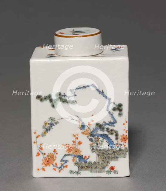 Tea Caddy, c. 1735. Creator: Meissen Porcelain Factory (German).