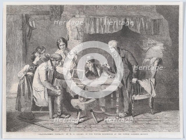 Grandfather's Portrait, from "Illustrated London News", January 4, 1862. Creator: William Luson Thomas.