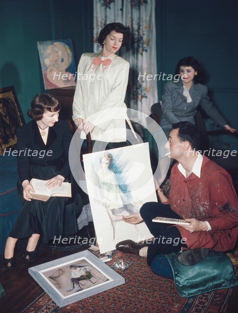 52nd Street, New York, N.Y., ca. 1948. Creator: William Paul Gottlieb.