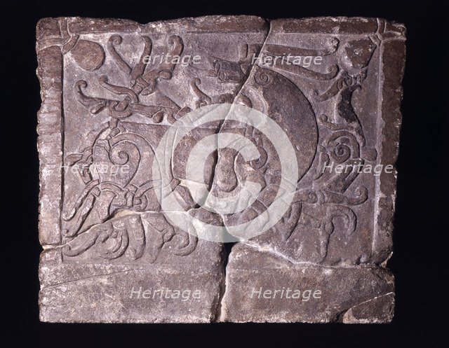 Skeleton of a child suffering from rickets. Artist: Unknown