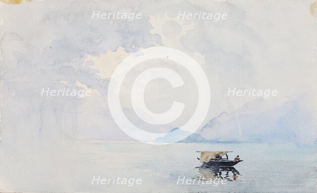 Rain, Bellagio, 1898. Creator: George Elbert Burr.